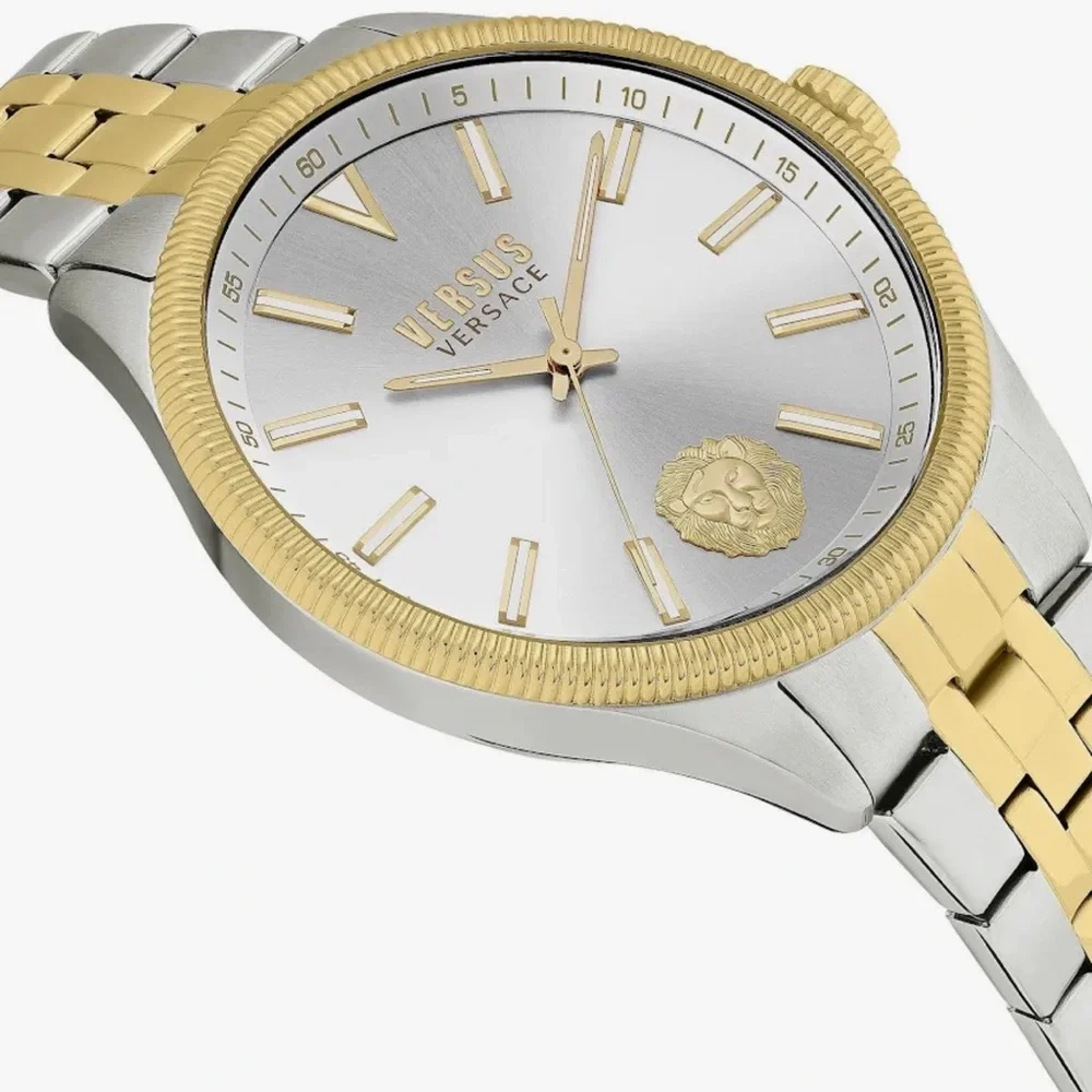 Versace Men's Colonne Two-Tone Stainless Steel Quartz Watch